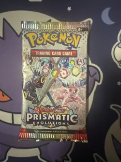 Pokemon Prismatic Evolutions Single Booster Pack - Image 1