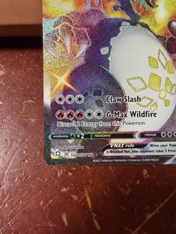 Pokemon TCG Charizard VMAX Shining Fates SV107/SV122 Mint - Image 2