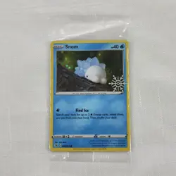 Pokemon TCG Snom 084/264 SWSH Fusion Strike Snowflake Promo Stamp 🔥2x Swirl 🔥 - Image 1