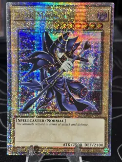 Yugioh: 1x Dark Magician (New Art) - RA04-EN001 - Quarter Century Secret Rare - - Image 1
