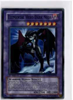 Elemental Hero Dark Neos 1st Edition Jaden Yuki 2 DP03-EN014 LP - Image 1