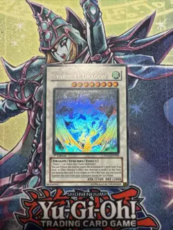 Yu-Gi-Oh! TCG Stardust Dragon TDGS-EN040 1st Edition Ghost Rare LP/MN - Image 1