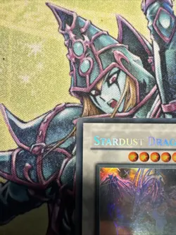Yu-Gi-Oh! TCG Stardust Dragon TDGS-EN040 1st Edition Ghost Rare LP/MN - Image 4