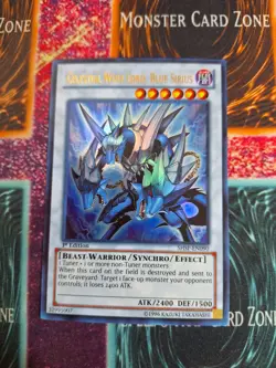 Yu-Gi-Oh! Celestial Wolf Lord, Blue Sirius SHSP-EN090 Ultra Rare 1st Edition NM - Image 1