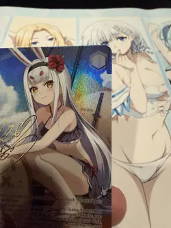 English Weiss Schwarz Azur Lane SP Foil Shimakaze AZL/S119-E036SP Signed Card - Image 3