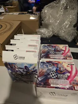 Gundam Card Game Bundle - Booster Boxes are Sealed - Starter Decks Are Opened - Image 1