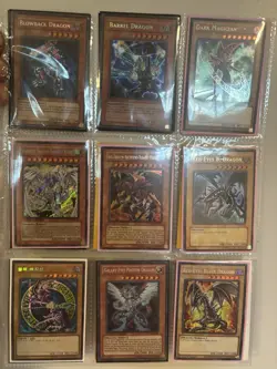 Yugioh Holo Lot - QCR Dark Magician Girl, Exodia Mint holo set, vintage!! - Image 3