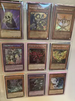 Yugioh Holo Lot - QCR Dark Magician Girl, Exodia Mint holo set, vintage!! - Image 5