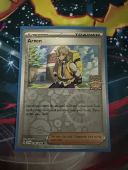 Arven 166/198 Regional Promo Near Mint Trading Card Game Pokemon - Image 1