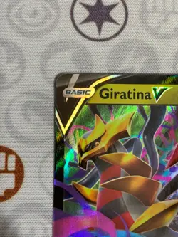C1290 POKEMON TCG GIRATINA V NM HOLO CARD #SWSH259 SWORD SHIELD BLCK STAR PROMO - Image 3