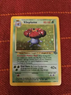 #3 Vileplume 15/64 Jungle 1999 Holo Rare Pokemon Card TCG (MP) - Image 1