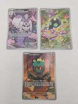 Mega Evolution Card Lot of 3 Full Art Near Mint+ Pokemon Cards TCG - Image 1