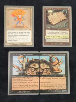 Magic the Gathering: Unglued Lot of 144 cards, Includes BFM, Rares, Tokens - Image 4