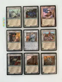LOTR Middle Earth The White Hand Complete Set NRMT Unplayed 1997 122 Cards - Image 1