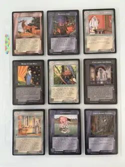 LOTR Middle Earth The White Hand Complete Set NRMT Unplayed 1997 122 Cards - Image 2