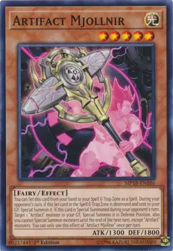 Artifact Mjollnir - MP18-EN186 - Common - 1st Edition - Lightly Played - Image 1