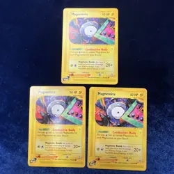 Magnemite 91/147 Aquapolis Pokemon E Series Card Vintage 2002 Nintendo 3 - Image 1