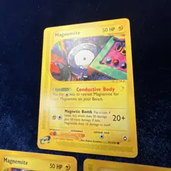 Magnemite 91/147 Aquapolis Pokemon E Series Card Vintage 2002 Nintendo 3 - Image 2