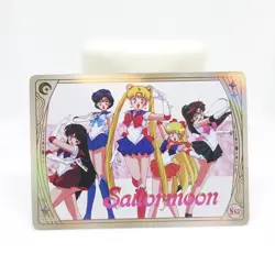 Sailor Moon Mars Mercury Jupiter Venus SSR 30th Anniv. Holo Foil Trading Card - Image 1