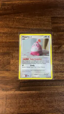 Happiny POP Series 8 #014/017 Common HOLO Pokemon Card Happiny - Image 1