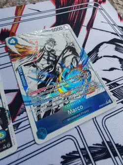 One Piece TCG Ace & Newgate ST22 Alt Art Leader + Marco + Decalvan 3-Card Lot! - Image 3