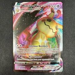 Pokemon TCG Mimikyu VMAX Brilliant Stars 069/172 Full Art Ultra Rare Holo Card 2 - Image 1