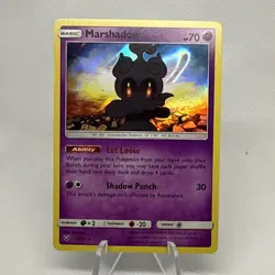 Marshadow 45/73 Holo Rare Sun & Moon Shining Legends Pokemon Card TCG - Image 1