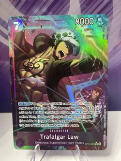 Trafalgar Law Alt Art OP12-073 NM One Piece Card Game English - Image 1