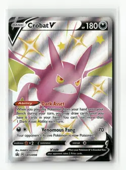 Crobat V - Promo Holo SWSH: Sword & Shield Promo Cards SWSH098 NM Pokemon TCG - Image 1