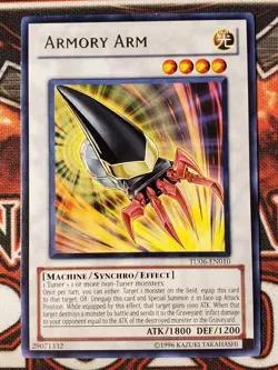 Yugioh Armory Arm TU06-EN010 Rare LP - Image 1