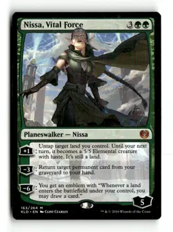 MTG | Nissa, Vital Force | Kaladesh | Regular | Moderately Played| English - Image 1