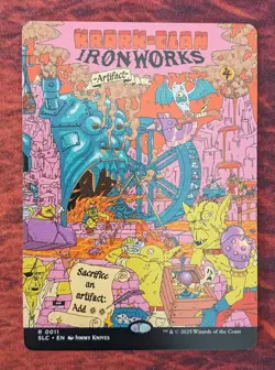 Krark-Clan Ironworks 0011 Near Mint NM SLC Secret Lair Encyclopedia Magic MTG 1 - Image 1