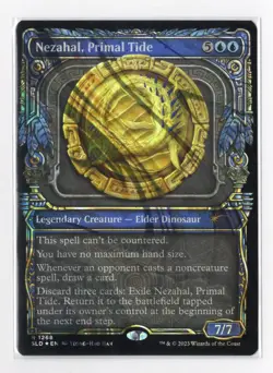 Nezahal, Primal Tide - MTG Secret Lair [Halo Foil] SLD #1268 UNPLAYED - Image 1