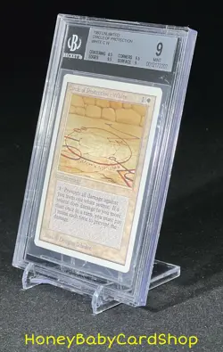 MTG Unlimited Edition 1993 Circle of Protection: White BGS 9.0 MINT 93/94 - Image 3