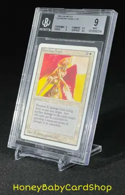 MTG Unlimited Edition 1993 Guardian Angel BGS 9.0Q++ (Quad++) MINT 93/94 - Image 3