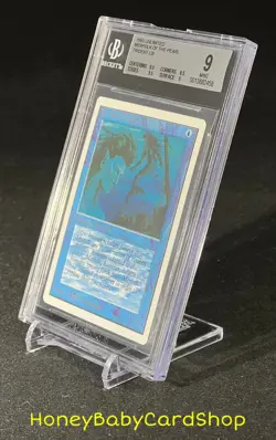 MTG Unlimited Edition 1993 Merfolk of the Pearl Trident BGS 9.0 MINT 93/94 - Image 3