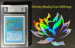 MTG Unlimited Edition 1993 Merfolk of the Pearl Trident BGS 9.0 MINT 93/94 - Image 4