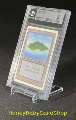 MTG Unlimited Edition 1993 Island (B) BGS 9.0 MINT Old School 93/94 - Image 3