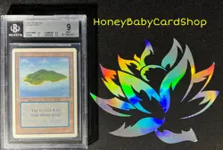 MTG Unlimited Edition 1993 Island (B) BGS 9.0 MINT Old School 93/94 - Image 4