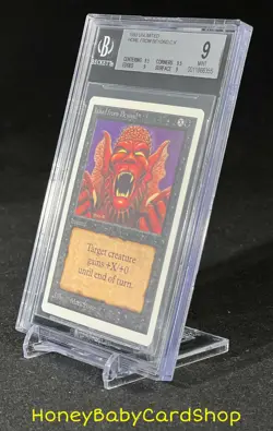MTG Unlimited Edition 1993 Howl From Beyond BGS 9.0Q++ (Quad++) MINT 93/94 - Image 3