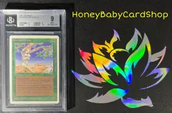 MTG Unlimited Edition 1993 Shanodin Dryads BGS 9.0Q+ (Quad+) MINT 93/94 - Image 4