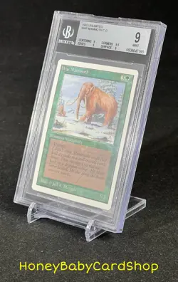 MTG Unlimited Edition 1993 War Mammoth BGS 9.0Q+ (Quad+) MINT Old School 93/94 - Image 3