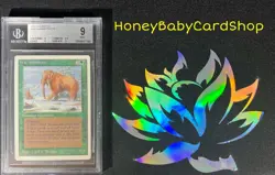 MTG Unlimited Edition 1993 War Mammoth BGS 9.0Q+ (Quad+) MINT Old School 93/94 - Image 4