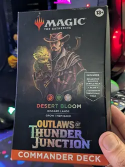 Magic The Gathering Desert Bloom Commander Deck Outlaws of Thunder Junction - Image 1
