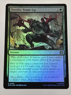MTG Universes Beyond: Spider-man Terrific Team-Up Foil 0120 NM - Image 1