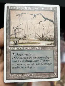 German Misprint Drudge Skeletons Swamp With Regenerate • NM- • Mtg (2021) - Image 1