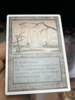 German Misprint Drudge Skeletons Swamp With Regenerate • NM- • Mtg (2021) - Image 2