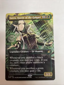 Mtg Savra Queen Of The Golgari #440 Rare - Image 1