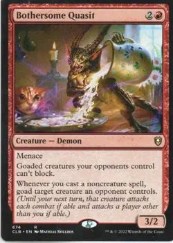 MTG: Commander Legends: Baldur's Gate: Bothersome Quasit: LP Condition - Image 1