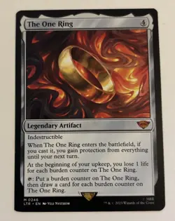 The One Ring Universes Beyond: the Lord of the Rings: Tales of Middle-Earth Foil - Image 1